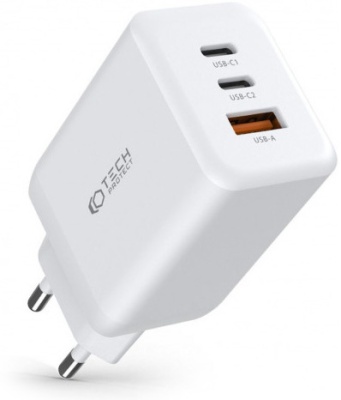 tech-Protect_C65W_3-Port_network_USB_USB-C_65Вт_white_1