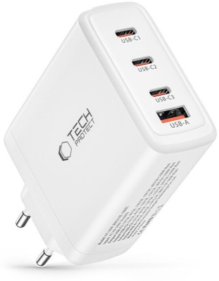 tech-Protect_NC100W-GAN_4-Port_network_USB_USB-C_100Вт_white_1