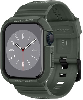 spigen_rugged_armor_pro_apple_watch45мм_military_green_1