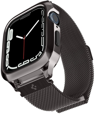 Spigen_metal_fit_pro_apple_watch45мм_graphite_1
