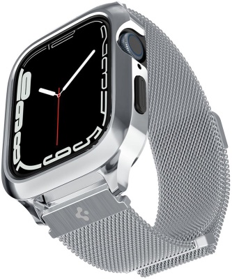 Spigen_metal_fit_pro_apple_watch45мм_silver_1