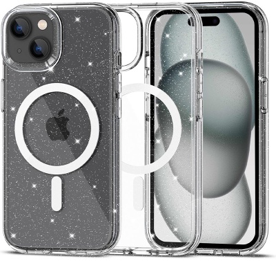 techprotect_flexair_hybrid_magsafe_iphone15_glitter_clear_1