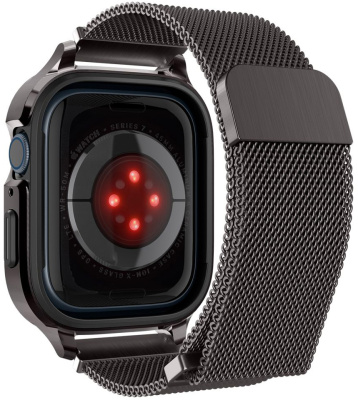 Spigen_metal_fit_pro_apple_watch45мм_graphite_3