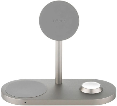 uBear_stage_3in1_magnetic_wireless_charger_titanium_2